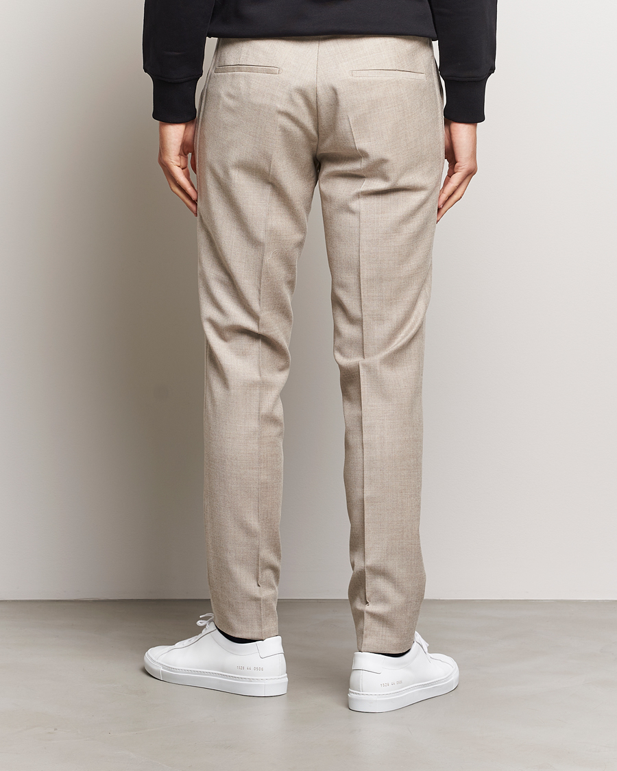 Herre | Bukser | J.Lindeberg | Grant Stretch Flannel Trousers Oyster Grey