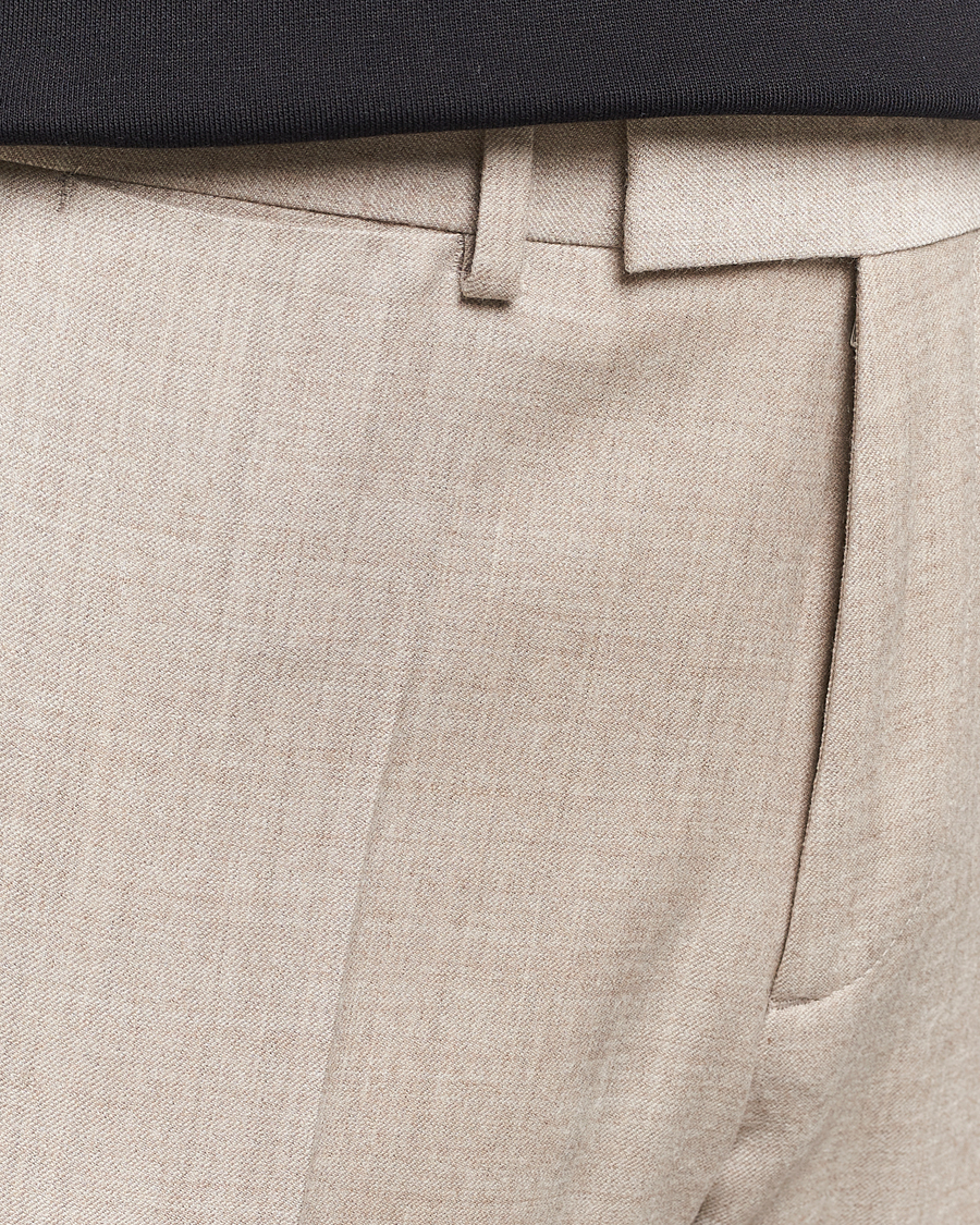 Herre | Bukser | J.Lindeberg | Grant Stretch Flannel Trousers Oyster Grey