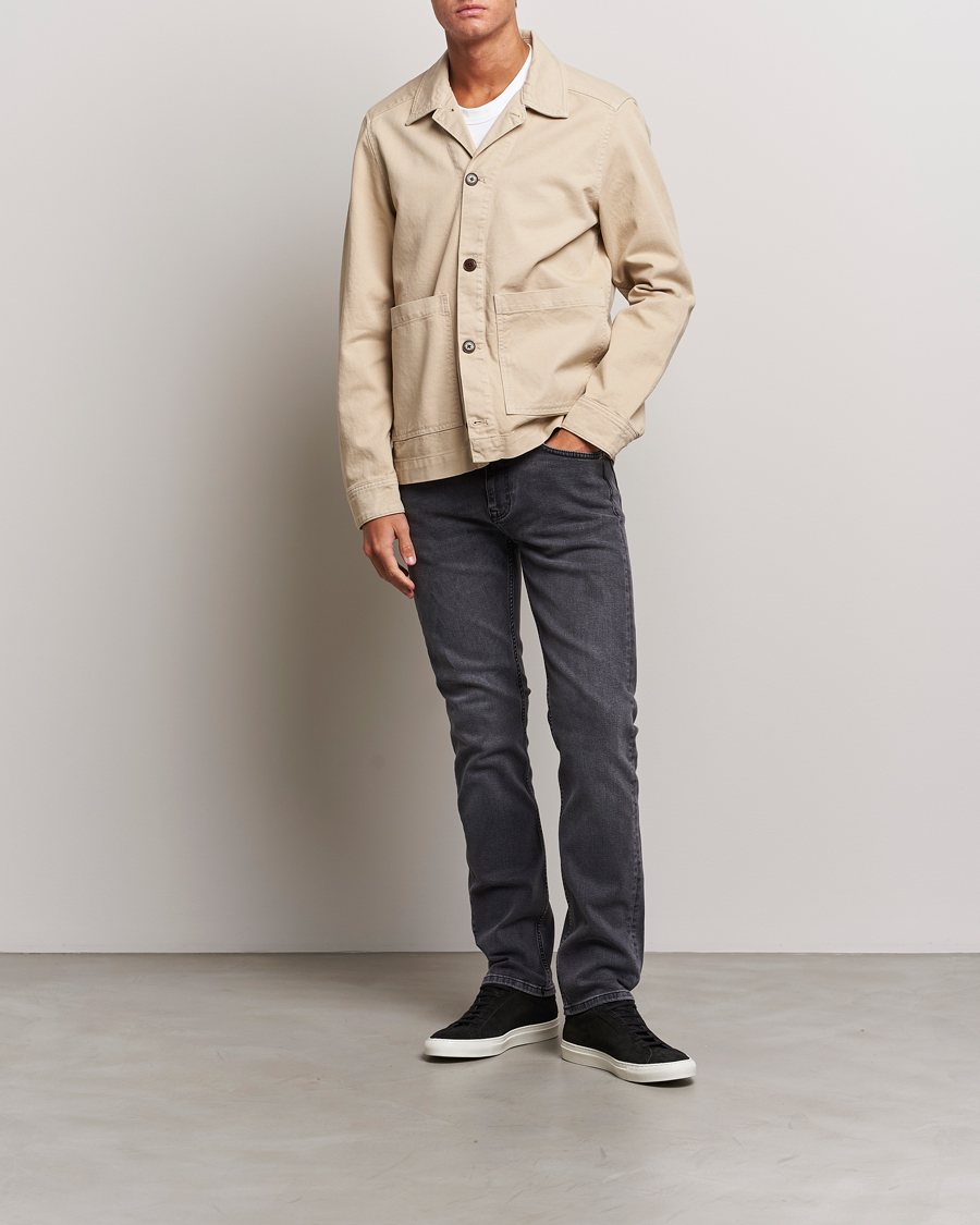 Herre | Jeans | J.Lindeberg | Cedar Slate Stretched Washed Jeans Granite Grey