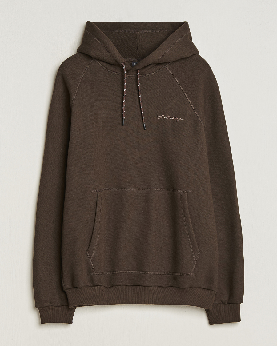 Herre | Trøjer | J.Lindeberg | Wildwood Cotton Hoodie Delicioso