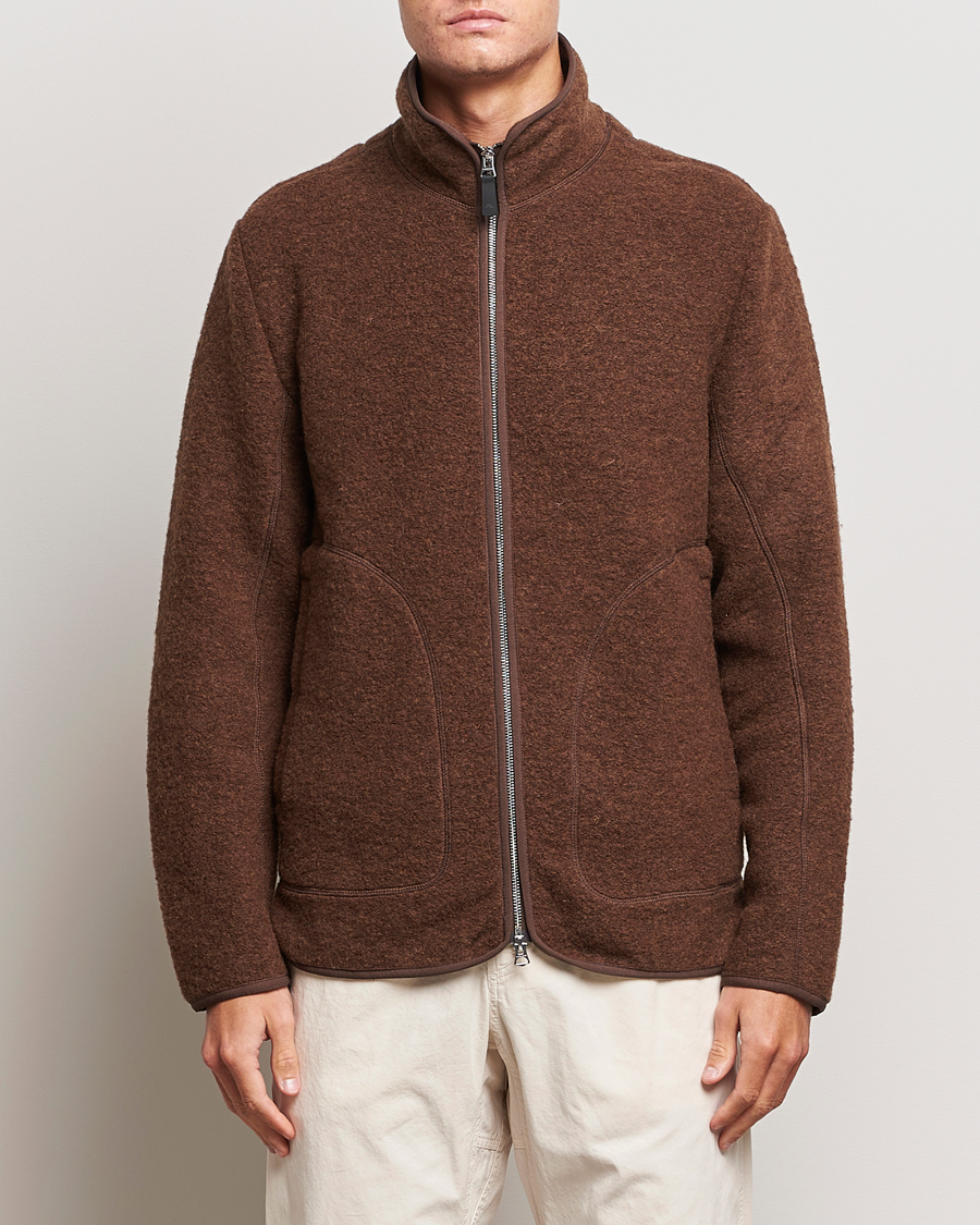 Herre | Trøjer | J.Lindeberg | Dustin Wool Fleece Jacket Delicioso