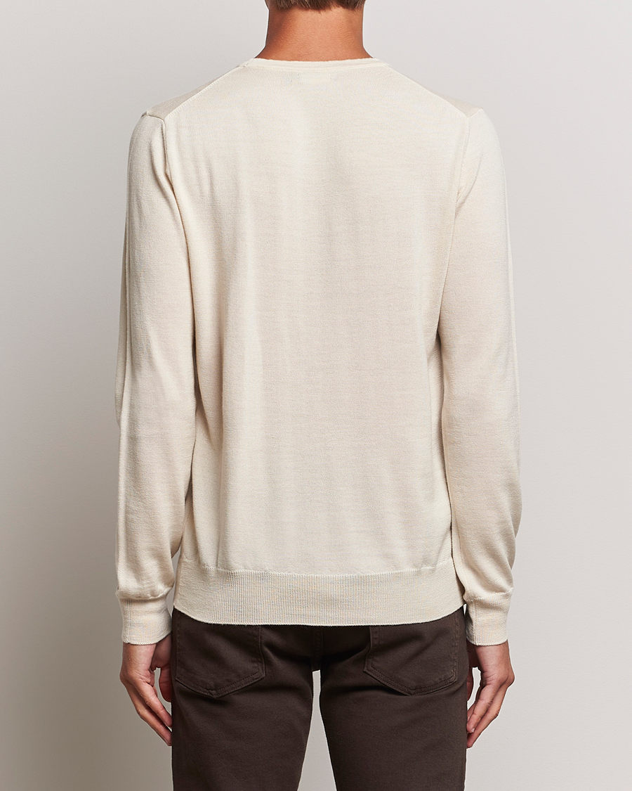 Herre | Trøjer | J.Lindeberg | Lyle True Merino Crew Neck Pullover Oyster Grey