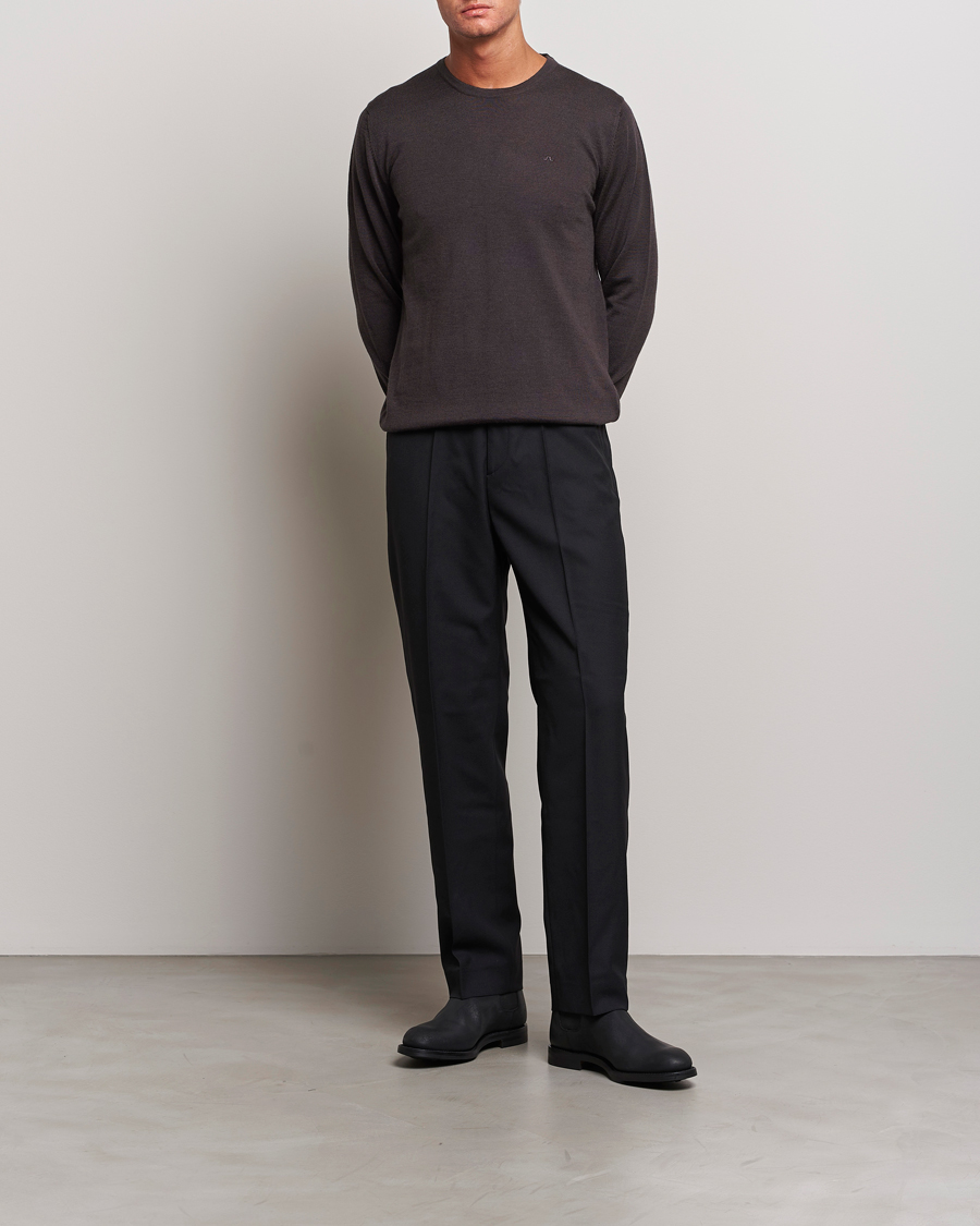 Herre | Trøjer | J.Lindeberg | Lyle True Merino Crew Neck Pullover Delicioso