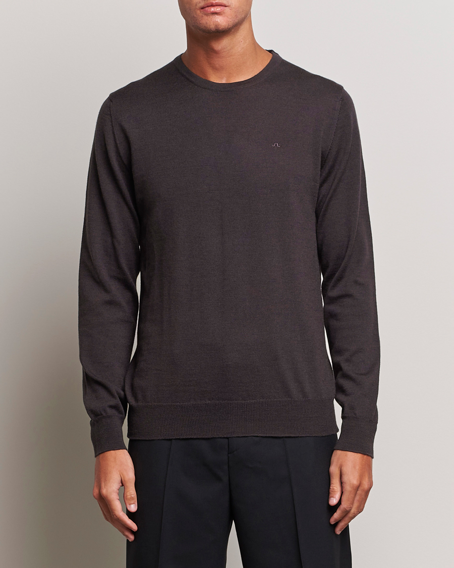 Herre | Trøjer | J.Lindeberg | Lyle True Merino Crew Neck Pullover Delicioso