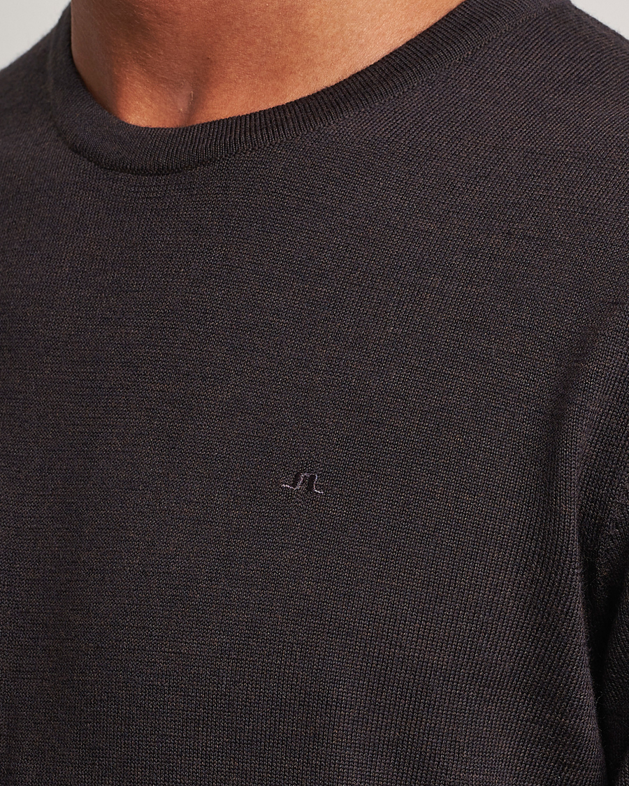 Herre | Trøjer | J.Lindeberg | Lyle True Merino Crew Neck Pullover Delicioso