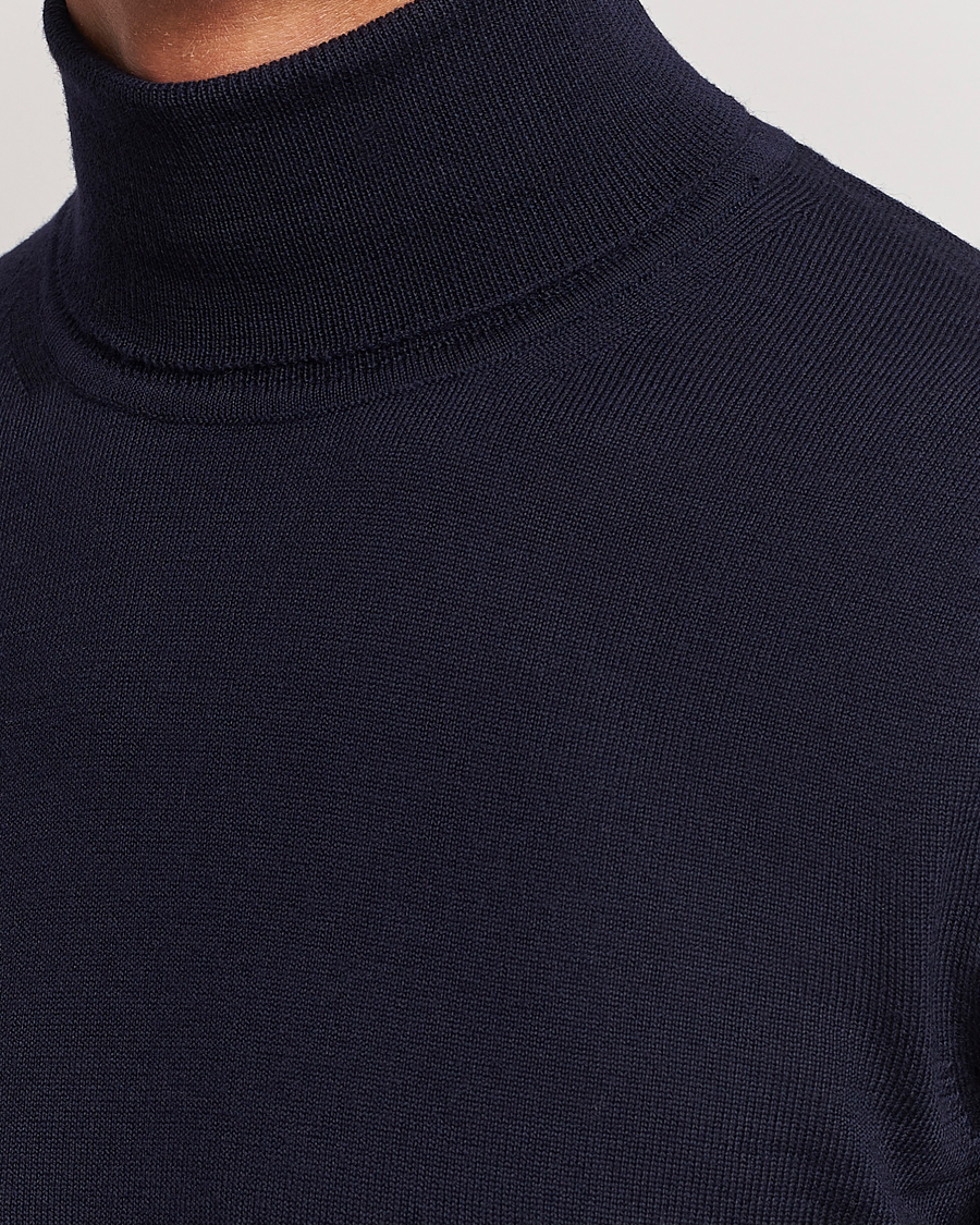 Herre | Trøjer | J.Lindeberg | Lyd True Merino Polo Navy