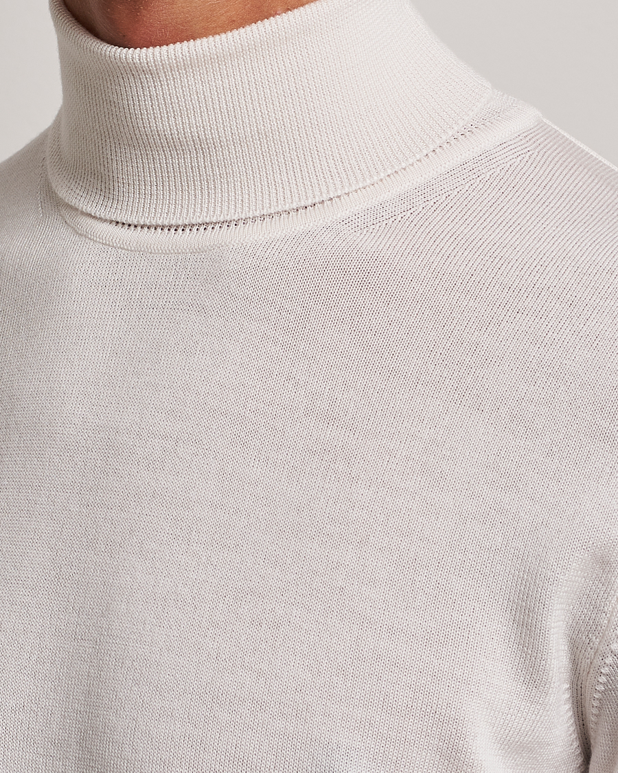 Herre | Trøjer | J.Lindeberg | Lyd True Merino Polo Cloud White
