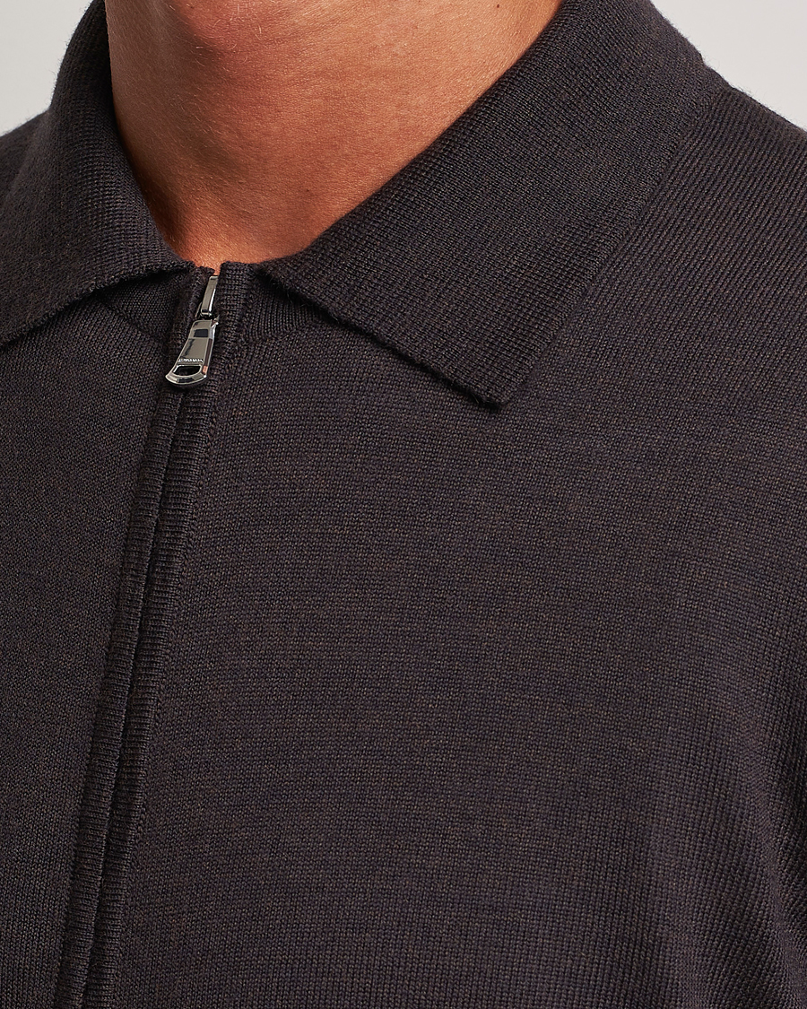 Herre | Trøjer | J.Lindeberg | Nyle True Merino Zip Cardigan Delicioso
