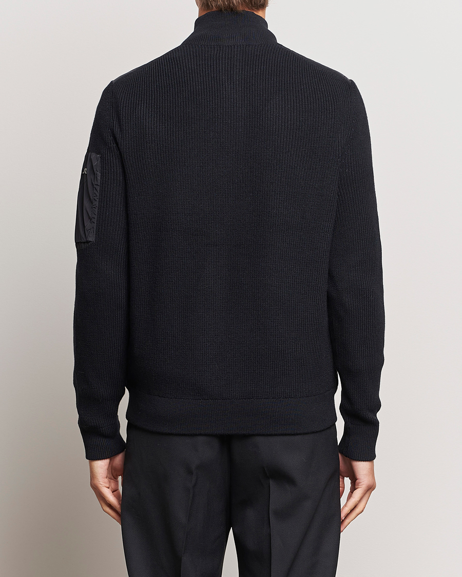 Herre | Trøjer | J.Lindeberg | Beck Knitted Hybrid Jacket Black
