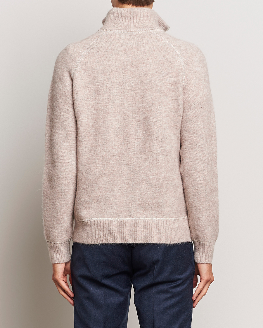 Herre | Trøjer | J.Lindeberg | Wilton Half Zip Sweater Oyster Grey