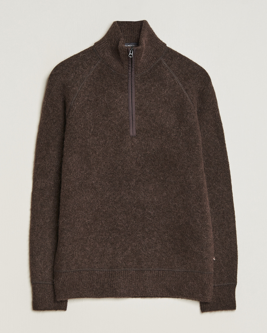 Herre | Trøjer | J.Lindeberg | Wilton Half Zip Sweater Delicioso