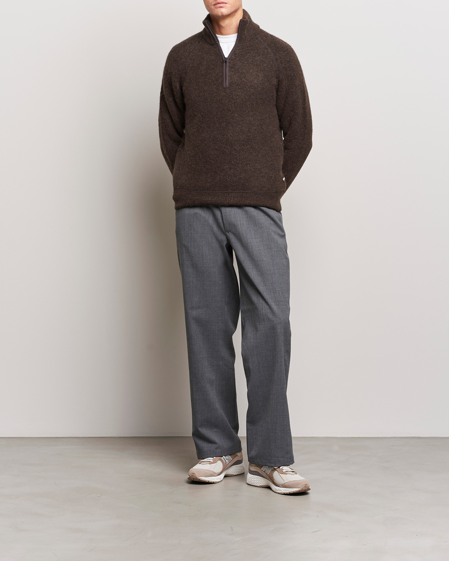 Herre | Trøjer | J.Lindeberg | Wilton Half Zip Sweater Delicioso