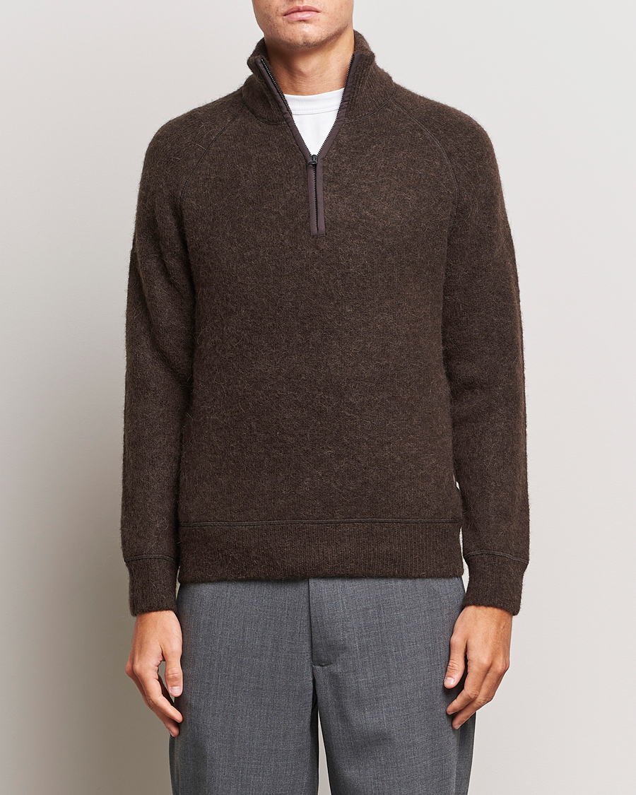 Herre | Trøjer | J.Lindeberg | Wilton Half Zip Sweater Delicioso