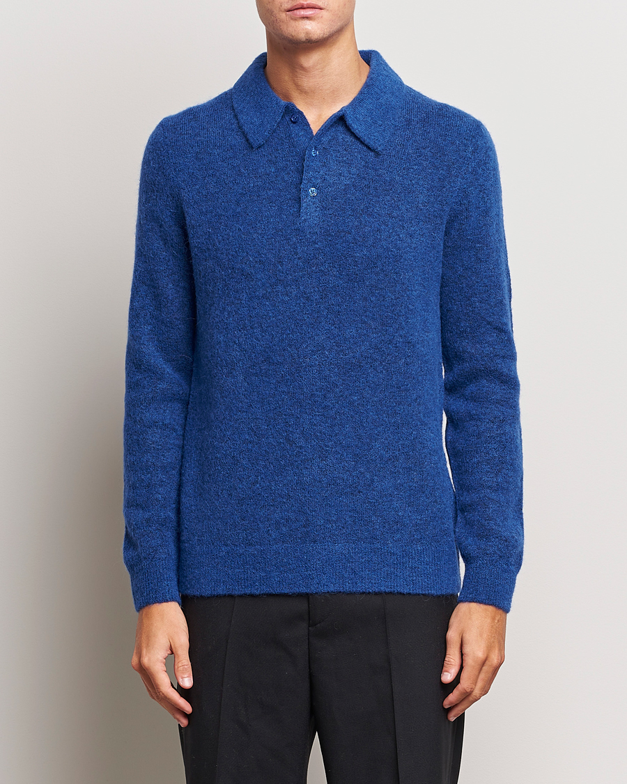 Herre | Trøjer | J.Lindeberg | Hayden Hairy Polo Knit Surf The Web