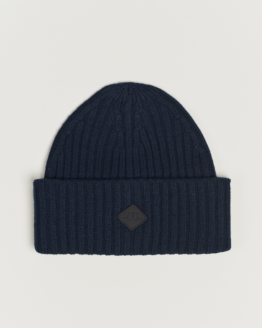 Herre | J.Lindeberg Jive Wool Beanie Navy | J.Lindeberg | Jive Wool Beanie Navy