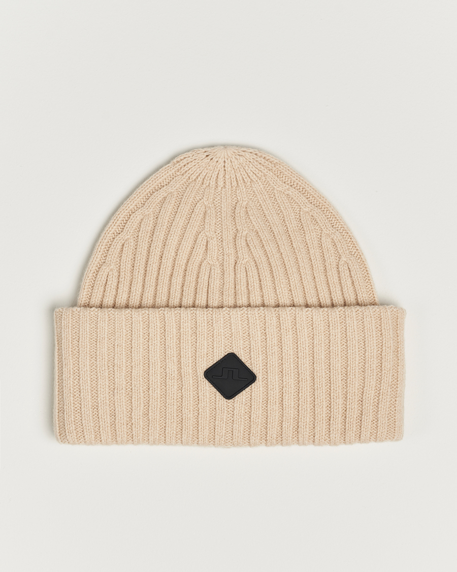 Herre | J.Lindeberg Jive Wool Beanie Oyster Grey | J.Lindeberg | Jive Wool Beanie Oyster Grey