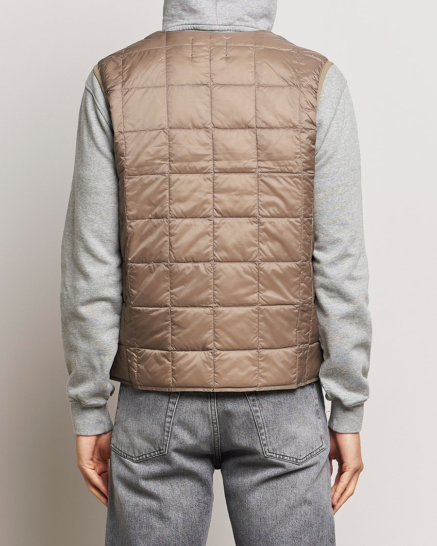 Herre | Jakker | TAION | V-Neck Lightweight Down Vest Khaki