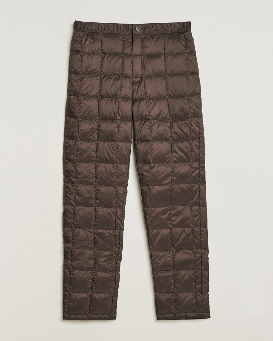 Herre | Bukser | TAION | Regular Straight Down Pants Dark Choco