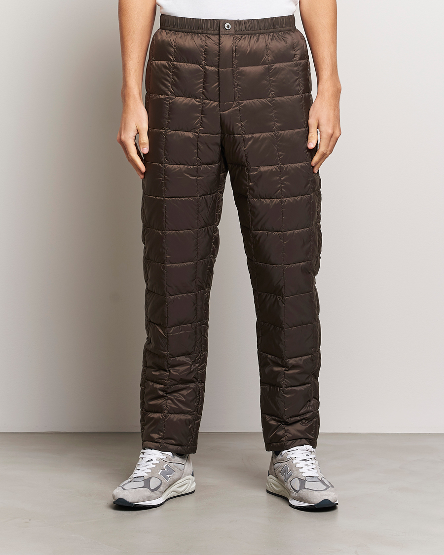 Herre | Bukser | TAION | Regular Straight Down Pants Dark Choco