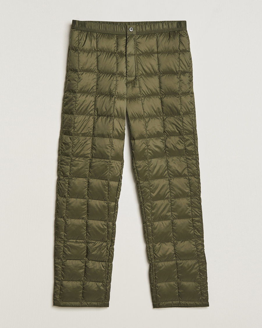 Herre | Bukser | TAION | Regular Straight Down Pants Dark Olive