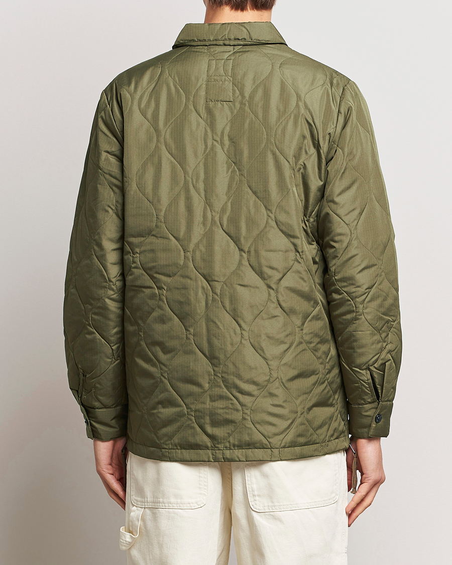 Herre | Jakker | TAION | Padded Military CPO Shirt Jacket Dark Olive