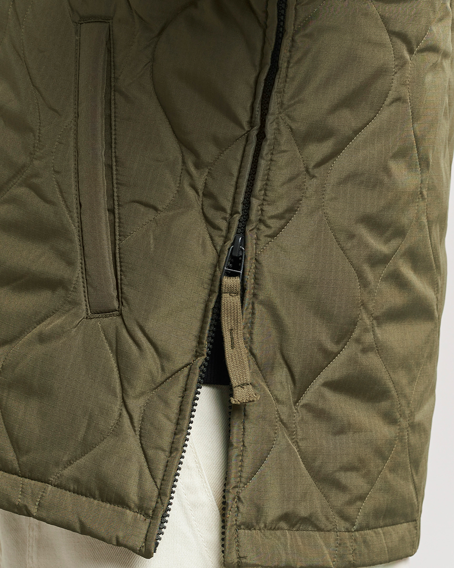 Herre | Jakker | TAION | Padded Military CPO Shirt Jacket Dark Olive