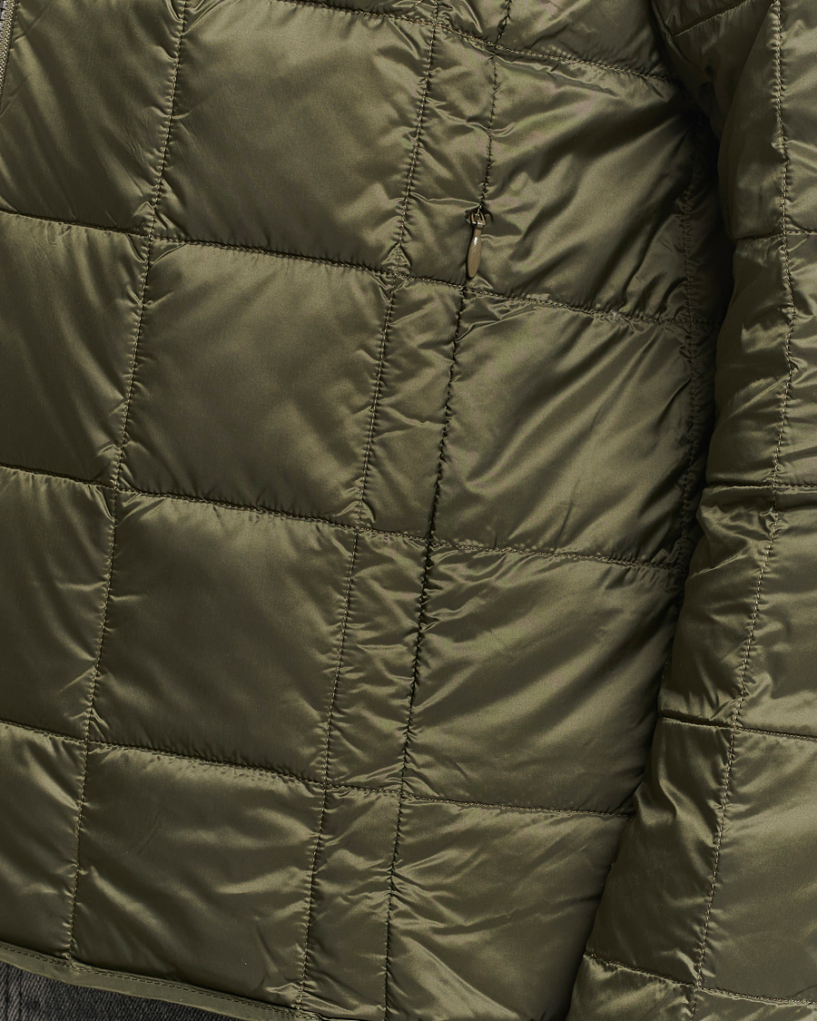 Herre | Jakker | TAION | Crew Neck W-Zip Down Jacket Dark Olive