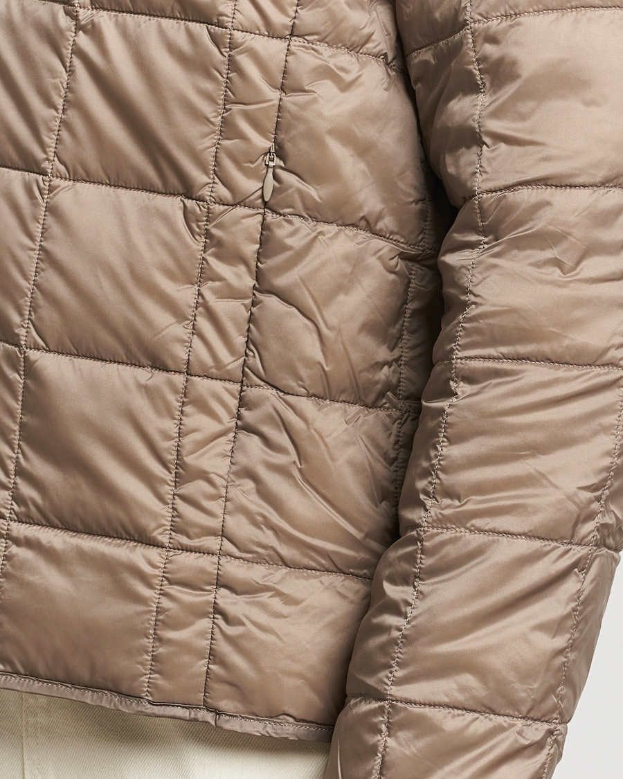 Herre | Jakker | TAION | Crew Neck W-Zip Down Jacket Khaki