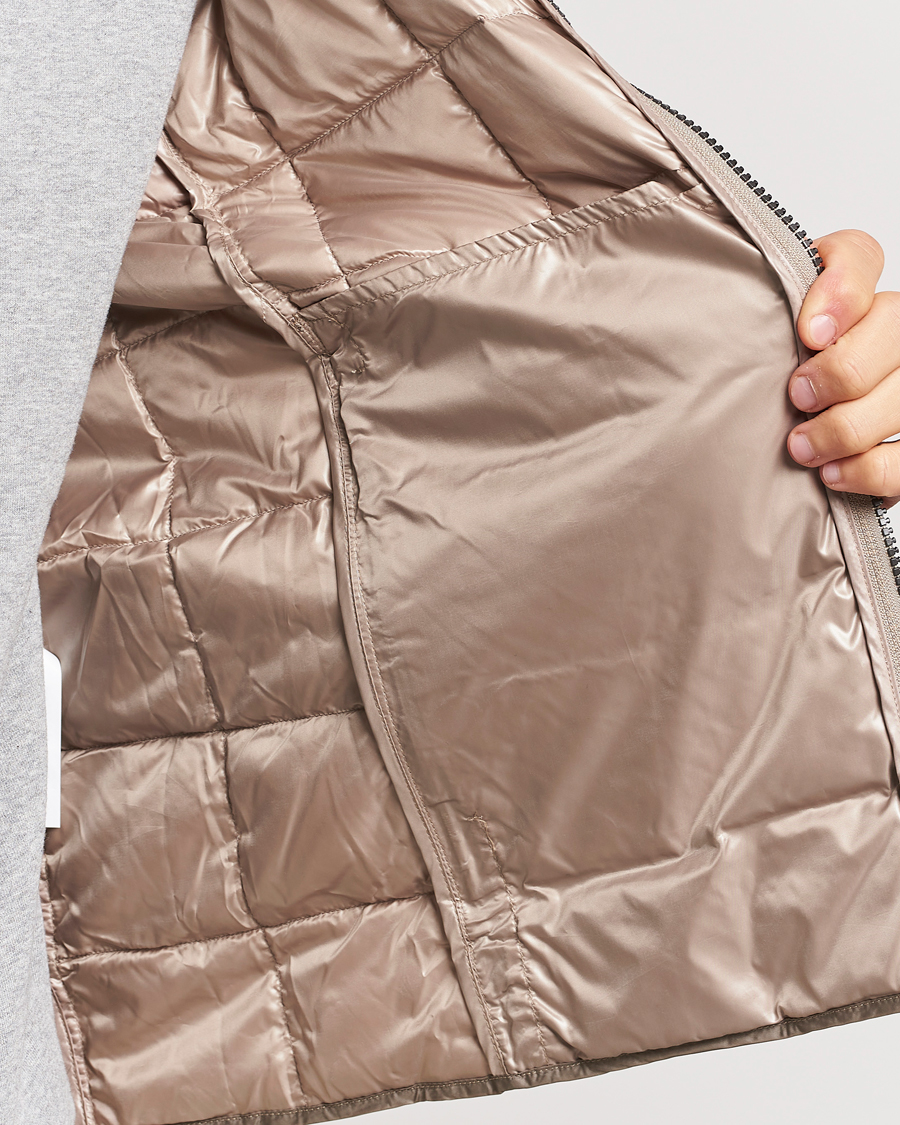 Herre | Jakker | TAION | Crew Neck W-Zip Down Jacket Khaki