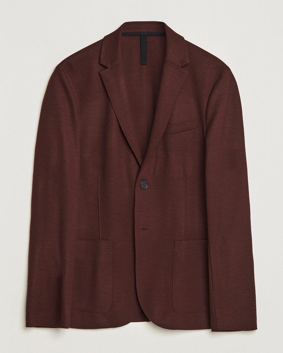 Herre | Blazere & jakker | Harris Wharf London | Two Button Vented Superfine Merino Blazer Brown