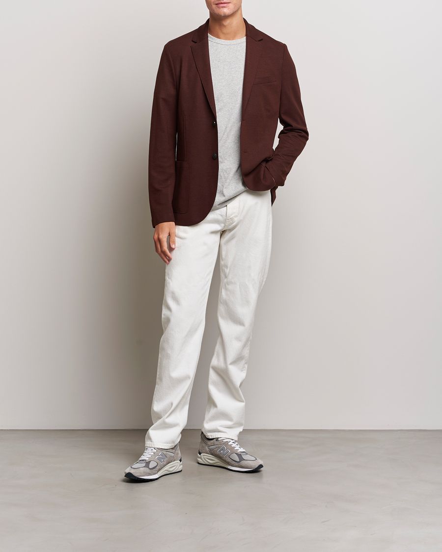 Herre | Blazere & jakker | Harris Wharf London | Two Button Vented Superfine Merino Blazer Brown