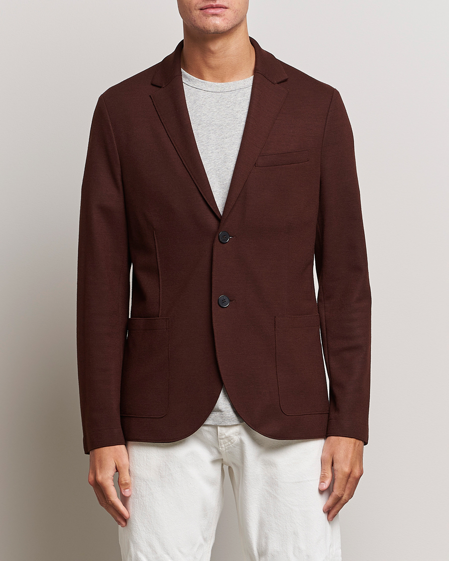 Herre | Blazere & jakker | Harris Wharf London | Two Button Vented Superfine Merino Blazer Brown