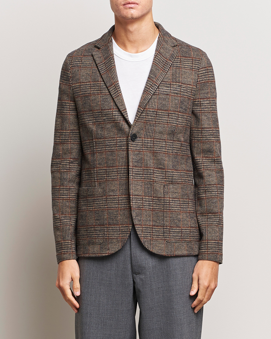 Herre | Blazere & jakker | Harris Wharf London | Two Buttoned Loro Piana Wool Blazer Brown