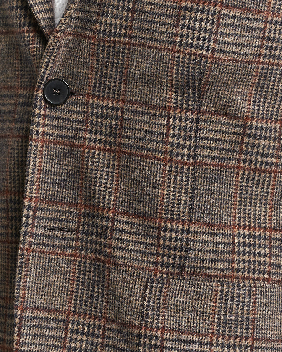Herre | Blazere & jakker | Harris Wharf London | Two Buttoned Loro Piana Wool Blazer Brown
