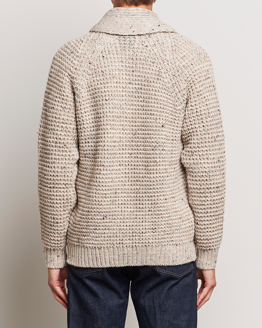 Herre | Trøjer | Peregrine | Waffle Wool Shawl Cardigan Skiddaw