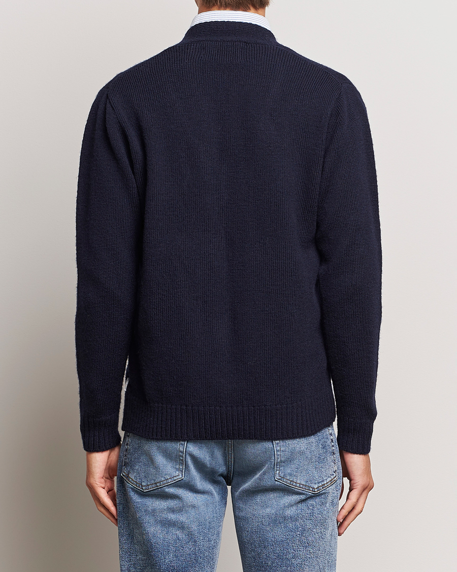 Herre | Trøjer | Peregrine | Maker's Stitch Merino Cardigan Navy