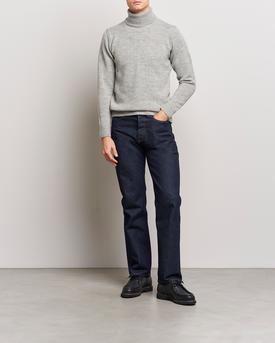 Herre | Trøjer | Peregrine | Maker's Stitch Merino Polo Light Grey