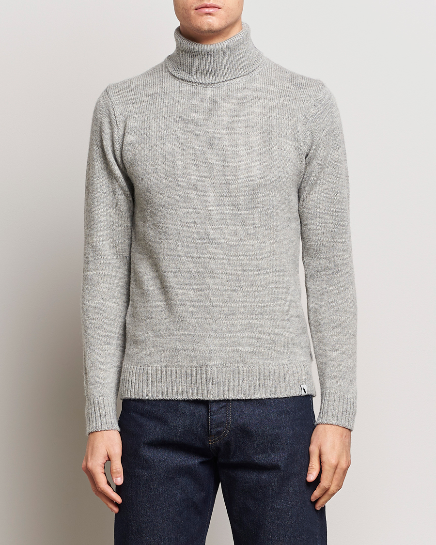 Herre | Trøjer | Peregrine | Maker's Stitch Merino Polo Light Grey