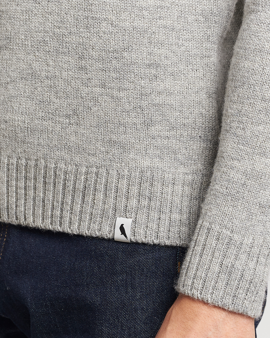 Herre | Trøjer | Peregrine | Maker's Stitch Merino Polo Light Grey