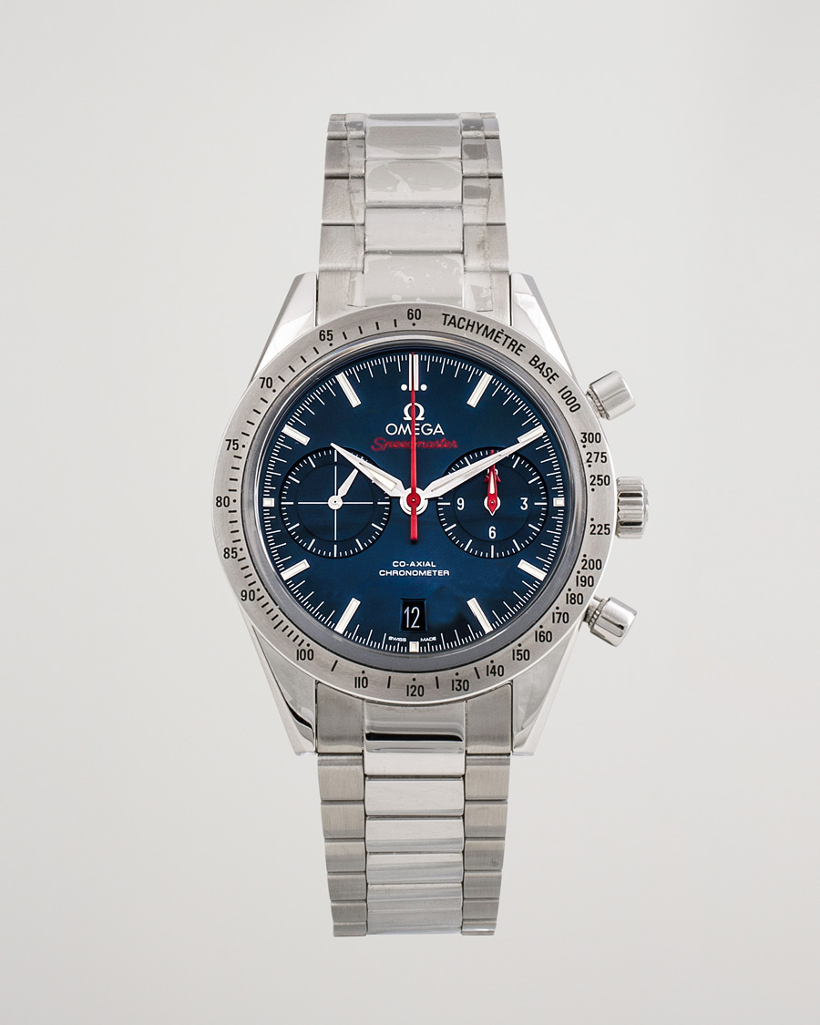 Brugt: | Pre-Owned & Vintage Watches | Omega Pre-Owned | Speedmaster '57 331.10.42.51.03.001 Steel Blue