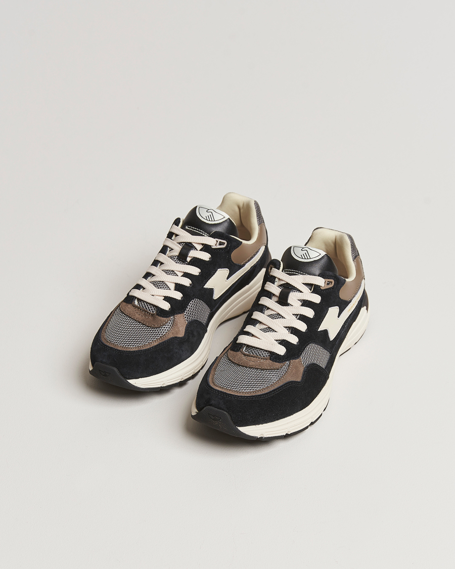 Herre | Contemporary Creators | Stepney Workers Club | Amiel S-Strike Suede Sneaker Black/Grey