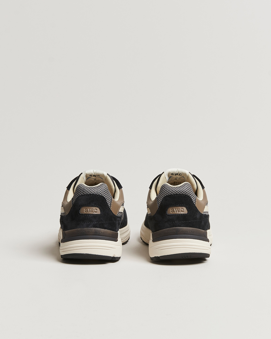 Herre | Stepney Workers Club Amiel S-Strike Suede Sneaker Black/Grey | Stepney Workers Club | Amiel S-Strike Suede Sneaker Black/Grey