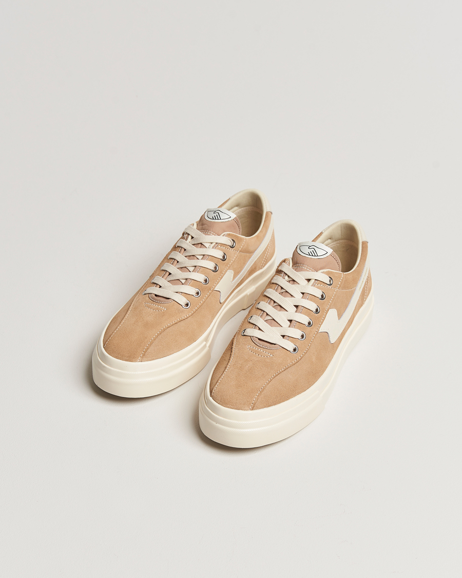 Herre | Stepney Workers Club Dellow S-Strike Suede Sneaker Earth/Ecru | Stepney Workers Club | Dellow S-Strike Suede Sneaker Earth/Ecru