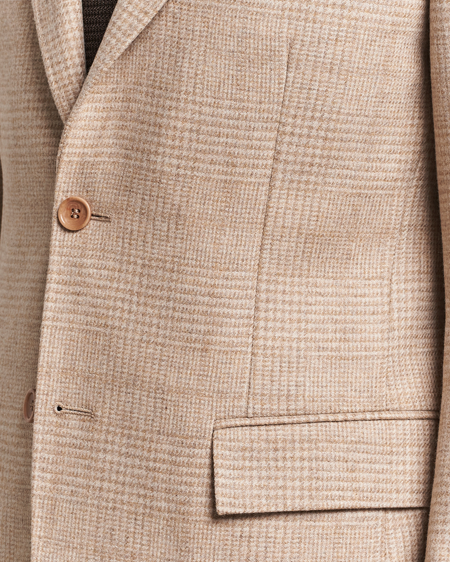 Herre | Blazere & jakker | Morris Heritage | Keith Glencheck Wool Blazer Khaki