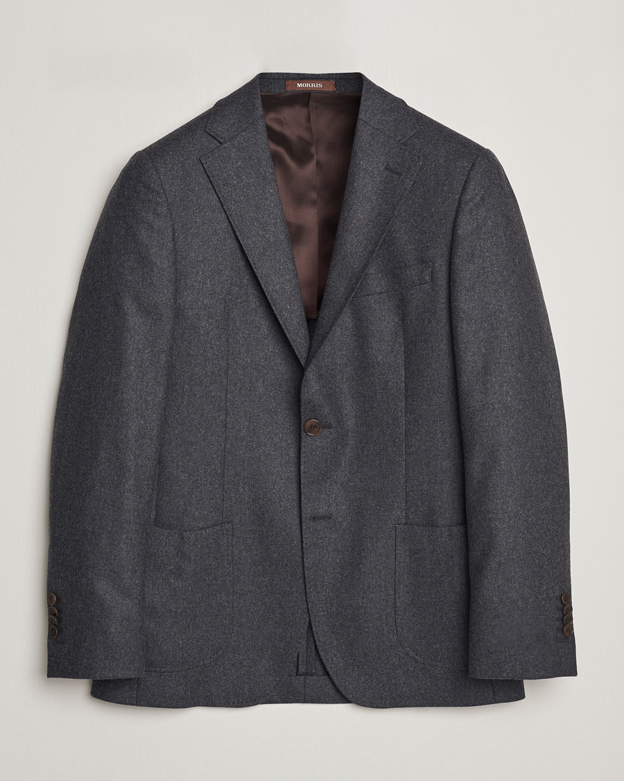 Herre | Blazere & jakker | Morris Heritage | Mike Flannel Blazer Grey