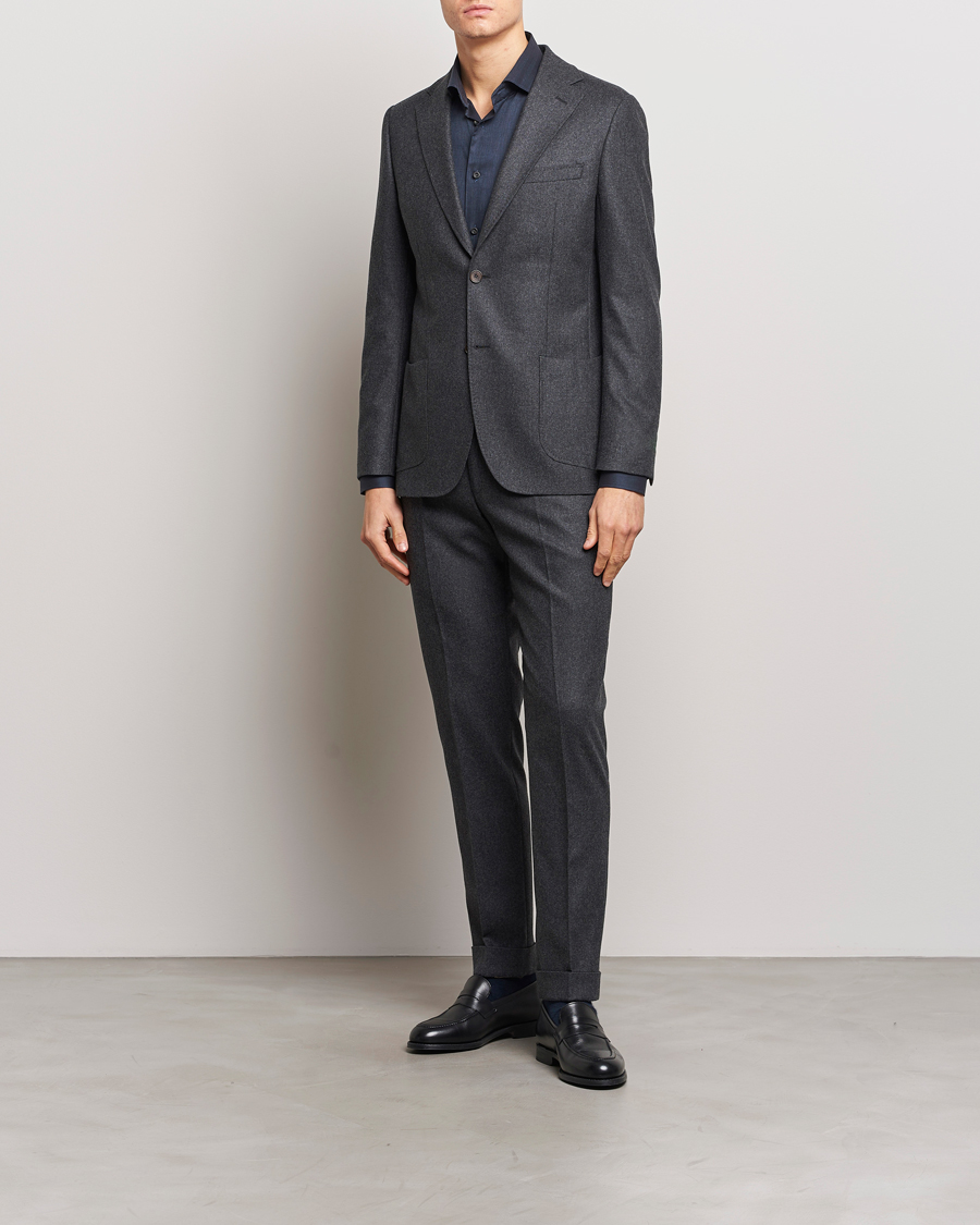 Herre | Blazere & jakker | Morris Heritage | Mike Flannel Blazer Grey