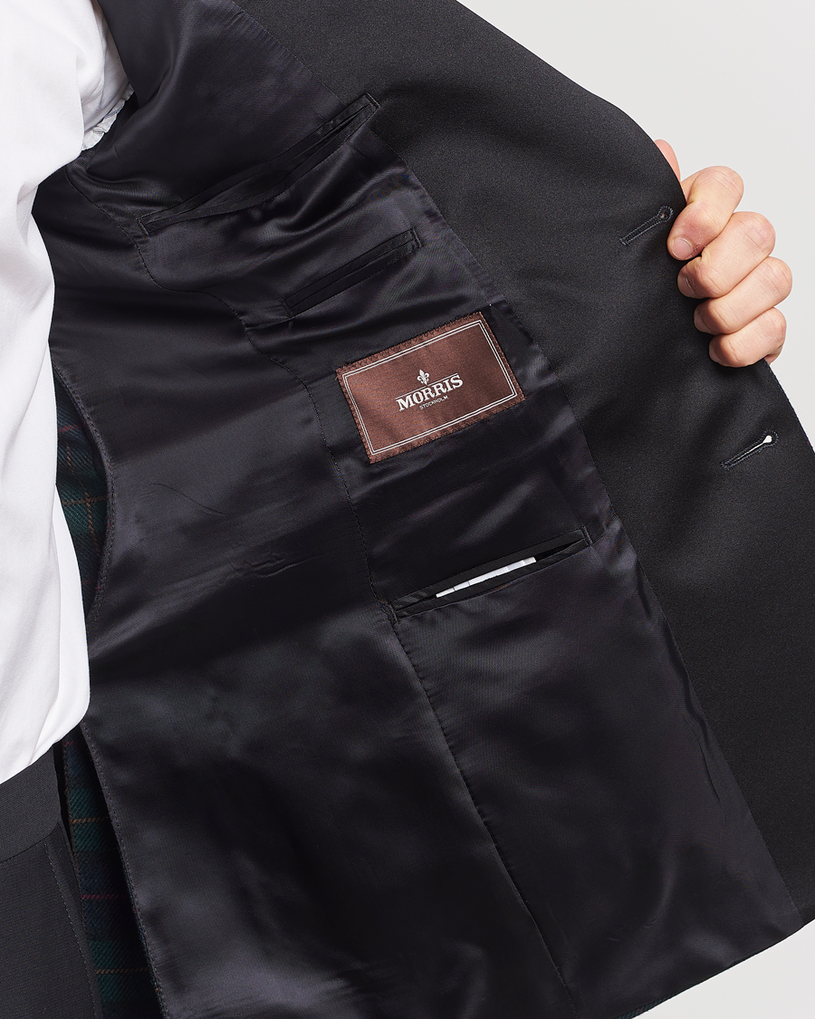 Herre | Blazere & jakker | Morris Heritage | Tartan Tuxedo Blazer Navy