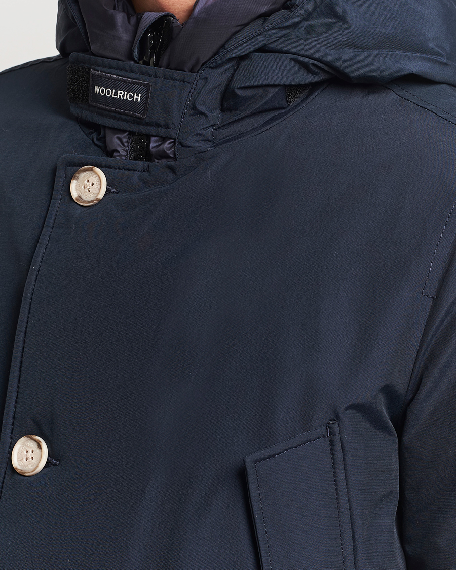 Herre | Jakker | Woolrich | Arctic Parka No Fur Melton Blue
