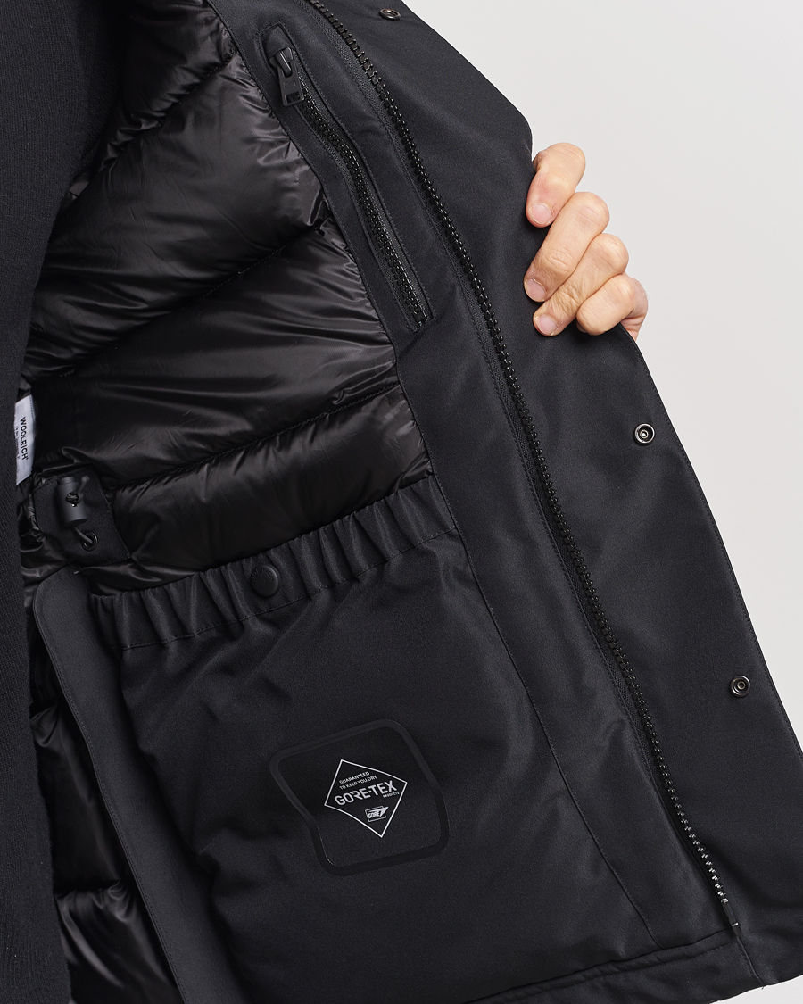 Herre | Jakker | Woolrich | Aleutian Supreme Gore-Tex Parka Off Black