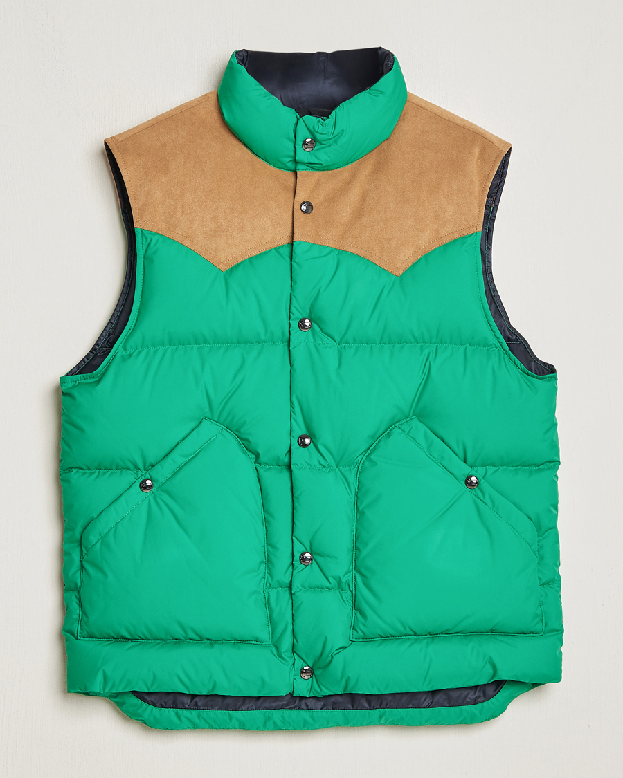 Herre | Jakker | Woolrich | Western Down Vest Kelly Green